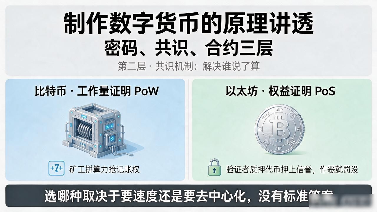 区块链共识机制与密码学原理_底层开发数字货币核心技术解析_制作数字货币的原理
