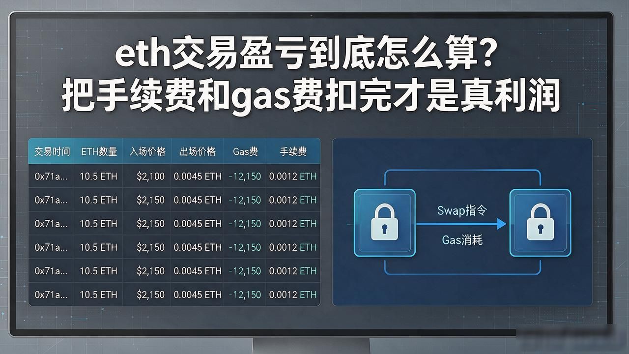 数字货币中eth交易盈亏怎么算_以太坊交易手续费与gas费影响_ETH交易真实盈亏计算方式
