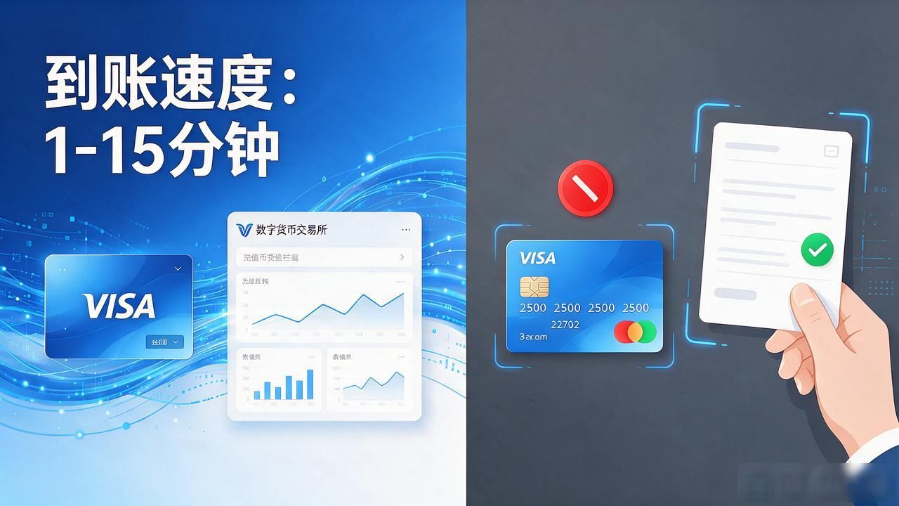 数字货币交易所支持visa_Visa卡直接充值买币平台推荐_Visa卡买加密货币到账速度与费率