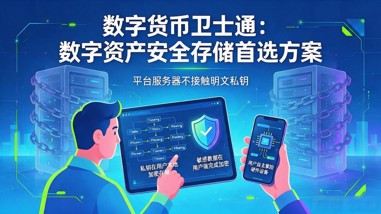 数字资产安全管理解决方案_数字货币卫士通_数字货币卫士通安全存储平台