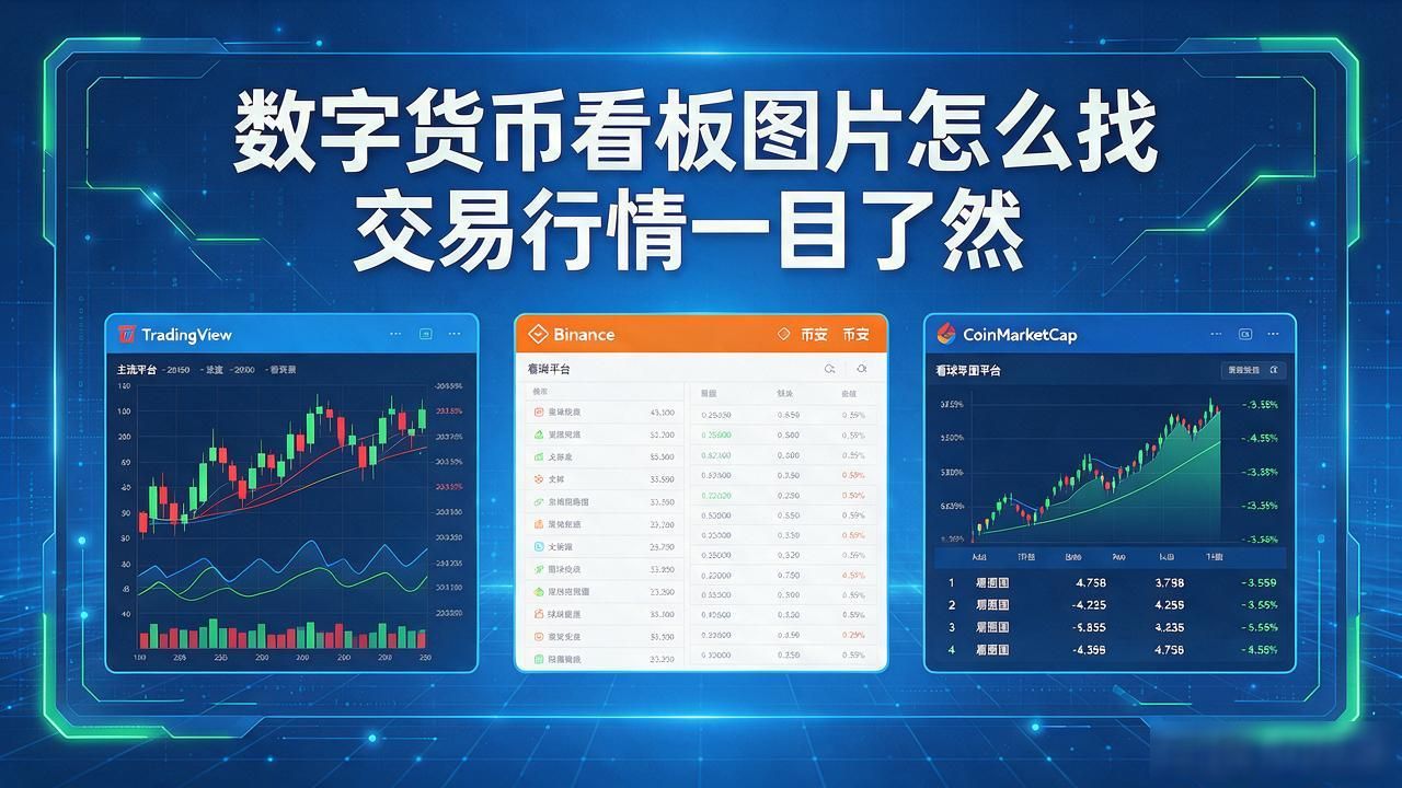 数字货币看板图片_数字货币交易看板图片获取方法_适合新手的数字货币看板图片
