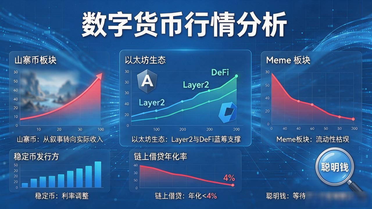 比特币震荡期92000美元支撑位分析_山寨币资金流向DeFi蓝筹趋势_数字货币最新行势分析